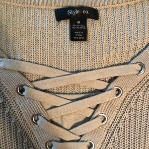 Size M tan sweat dress